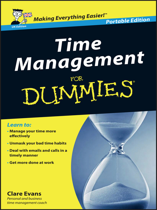 Title details for Time Management For Dummies by Clare Evans - Wait list